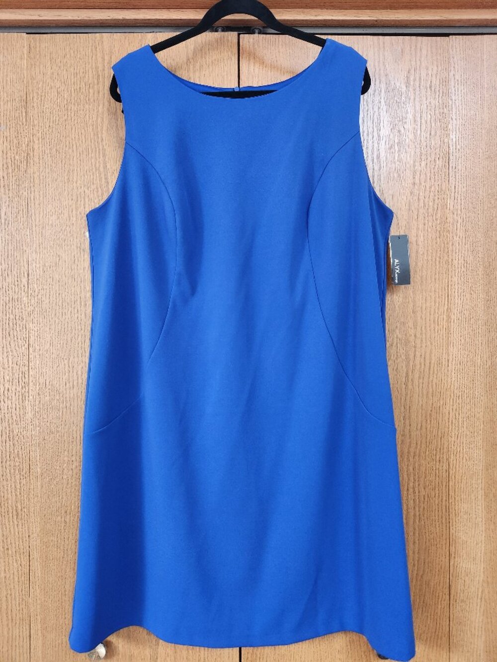 NWT Alyx Royal Blue Sleeveless Sheath Dress - Size 20